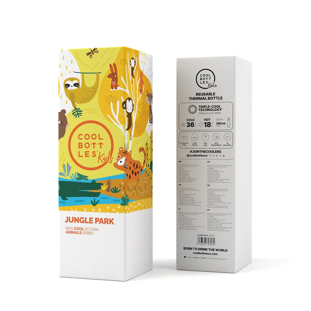 cool bottles kids 260ml 兒童保溫瓶 – jungle park 🌿
