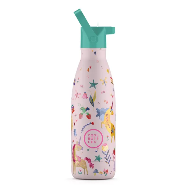 Cool Bottles Kids 350ml 兒童保溫瓶 – 有趣的獨角獸 🦄