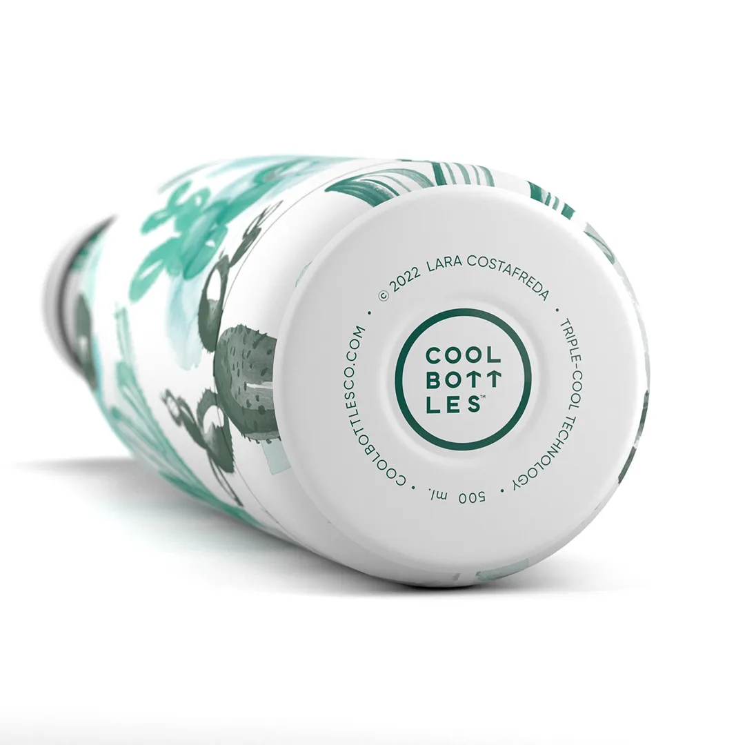 Cool Bottles × Lara Costafreda 保溫瓶 500ml|Watercolor Cactus 仙人掌 圖3