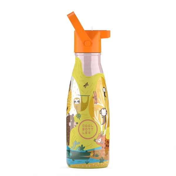 Cool Bottles Kids 260ml 兒童保溫瓶 – 叢林樂園 🌿