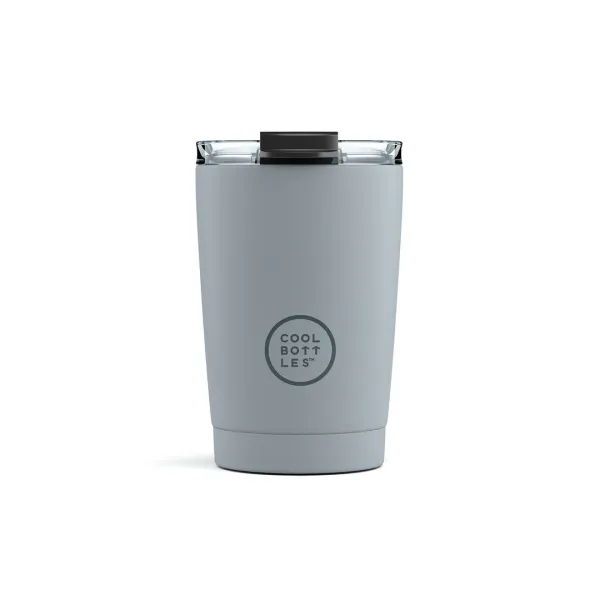 Cool Bottles 隨行保溫杯 330ml｜Pastel Grey 淺灰