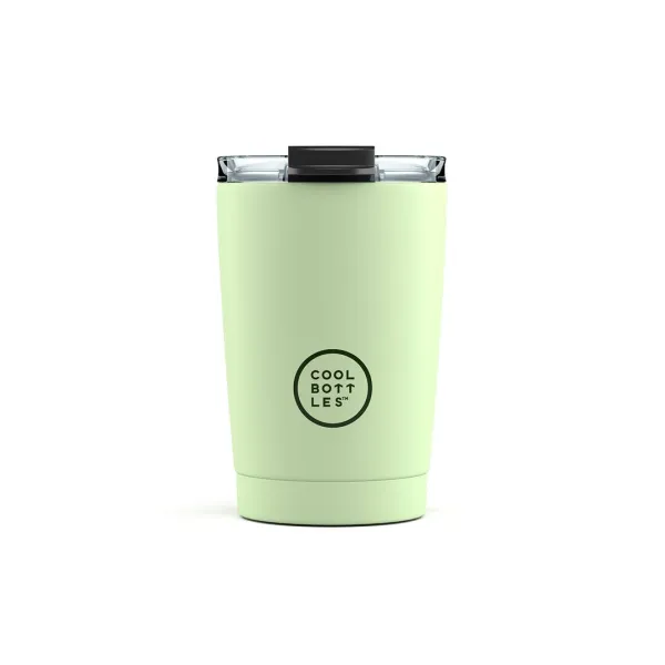 Cool Bottles 隨行保溫杯 330ml｜Pastel Green 粉綠