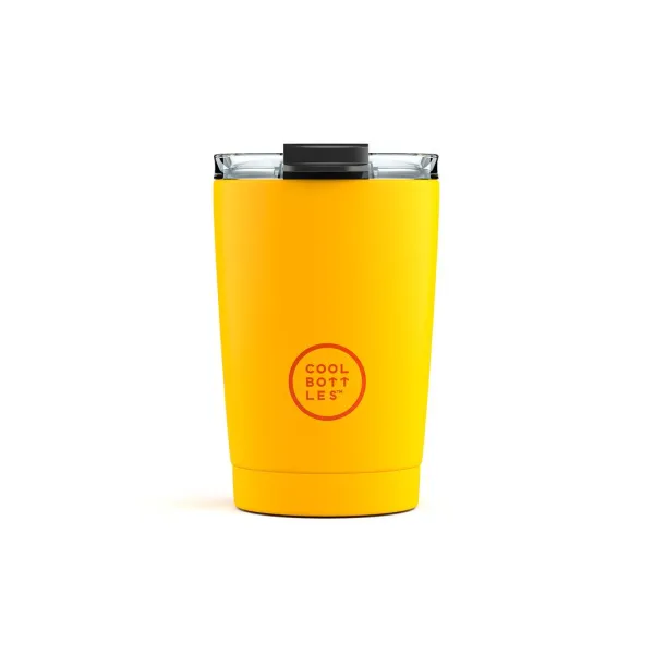 Cool Bottles 隨行保溫杯 330ml｜Vivid Yellow 亮黃