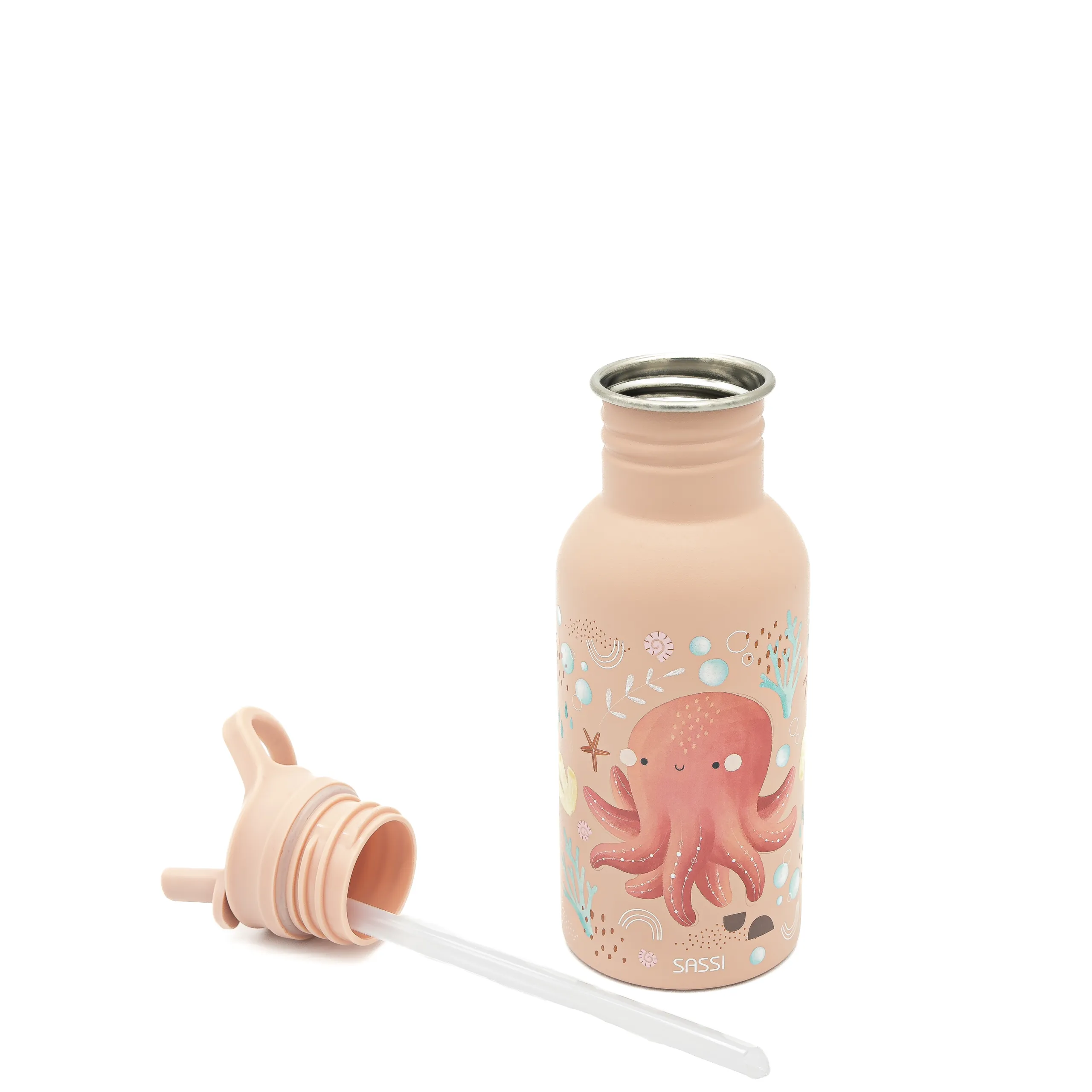 500ml 不鏽鋼冷水瓶 章魚