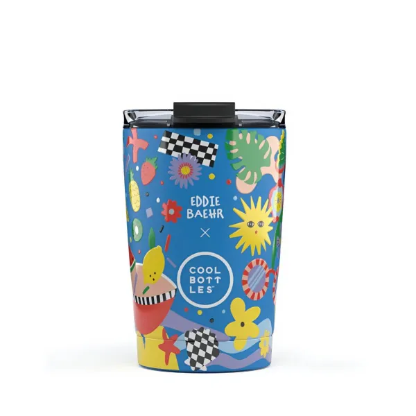 Cool Bottles × Eddie Baehr 隨行杯 330ml｜Sunshine Fiesta 陽光嘉年華