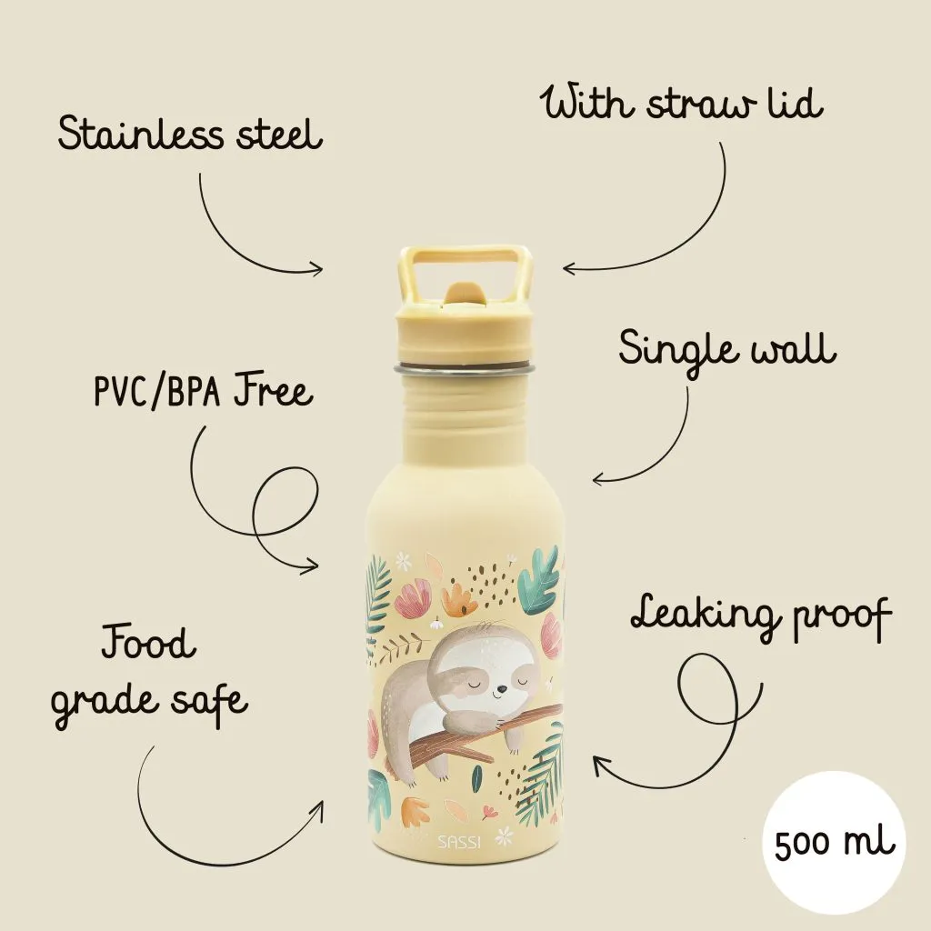 500ml 不鏽鋼冷水瓶 樹懶