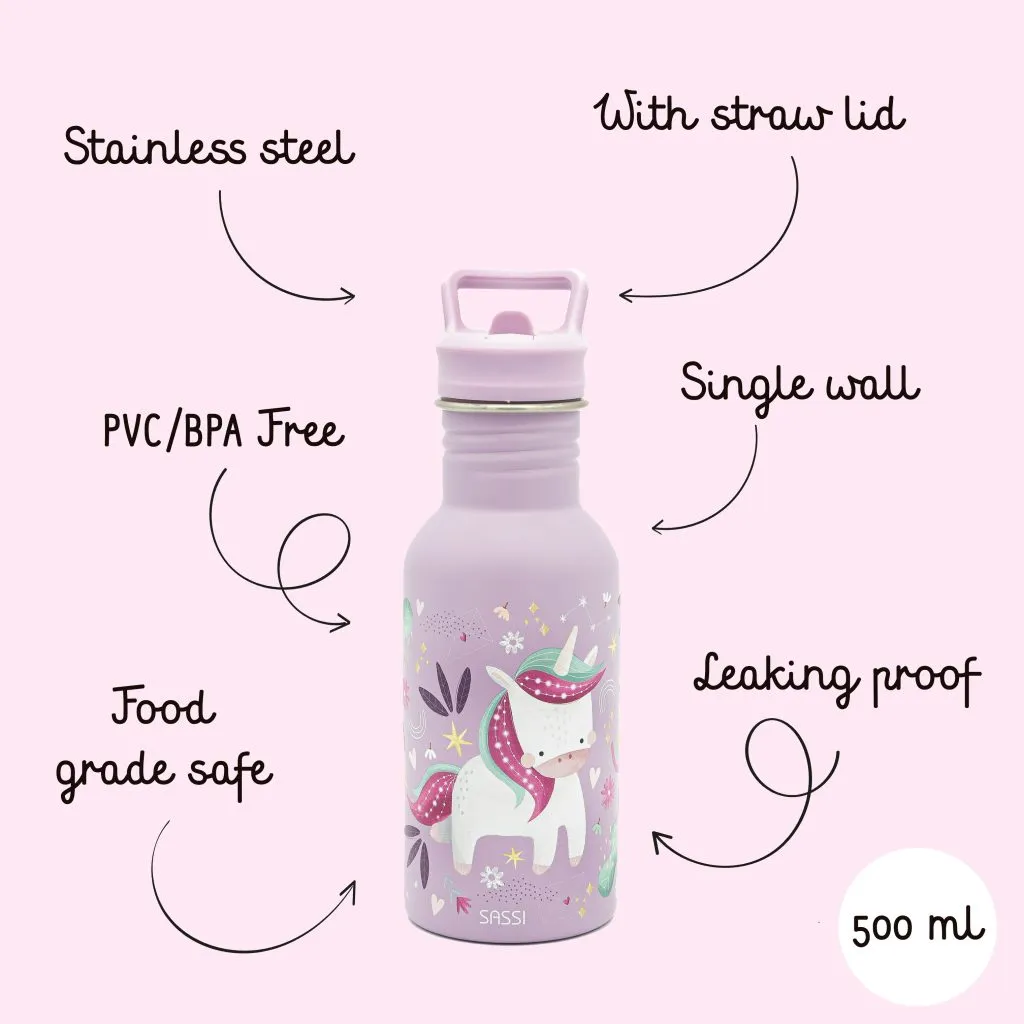 500ml 不鏽鋼冷水瓶 獨角獸