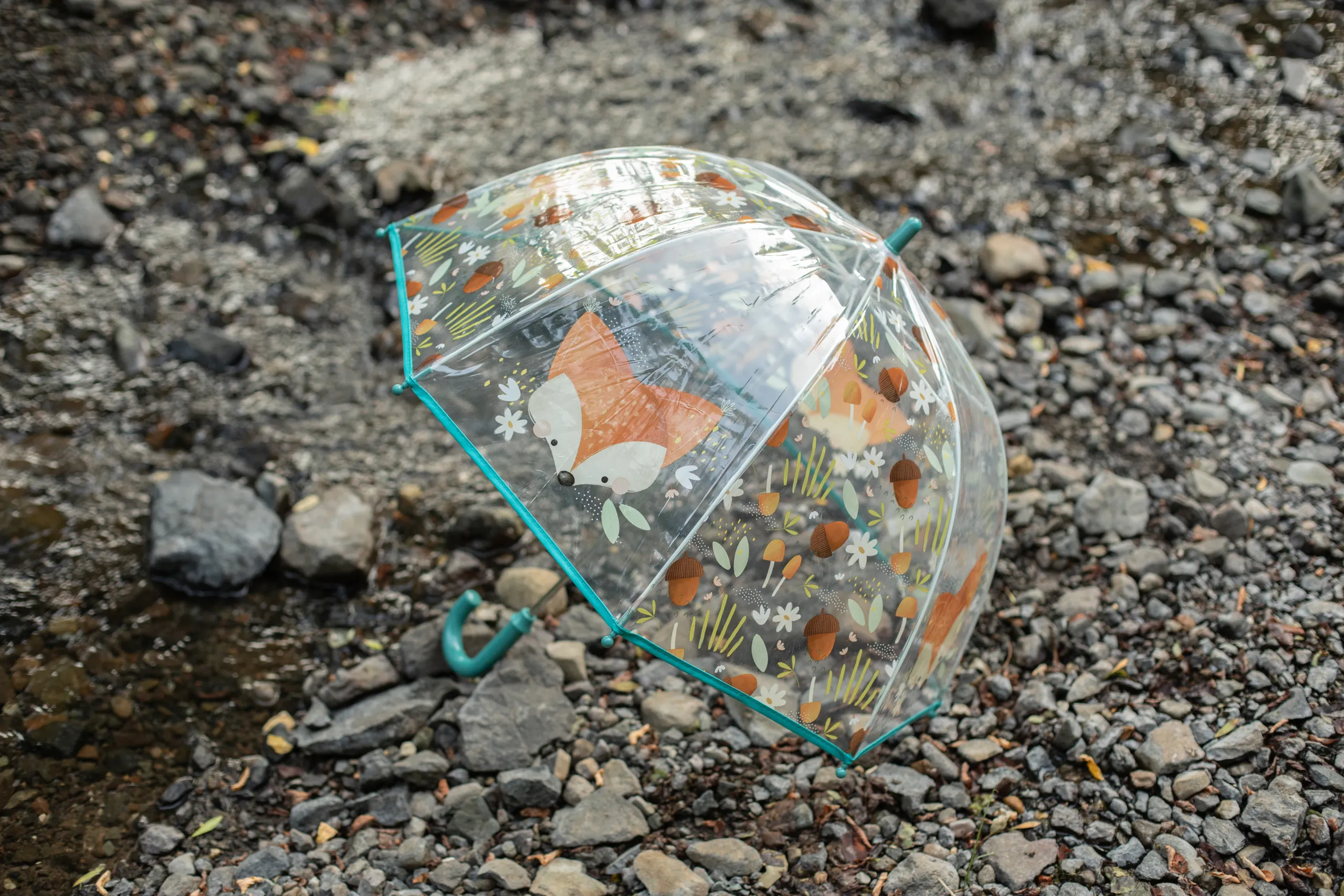 兒童雨傘 狐狸