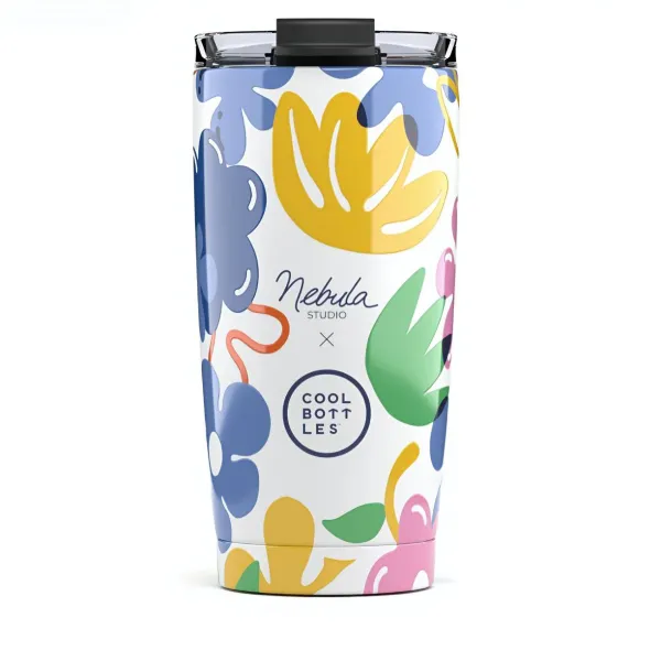 Cool Bottles × Nébula Studio 隨行杯 550ml｜Floral Madness 繽紛花朵