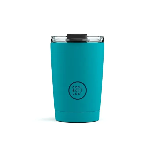 Cool Bottles 隨行保溫杯 330ml｜Vivid Turquoise 藍綠色