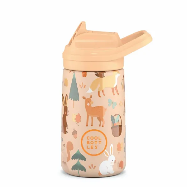 Cool Bottles Kids 兒童保溫瓶 350ml｜森林小夥伴